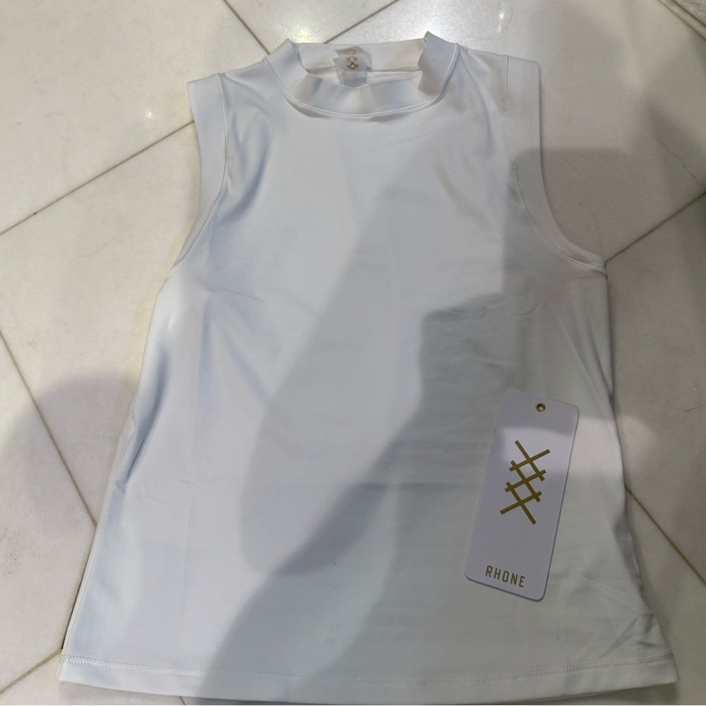 Rhône workout top white size small
